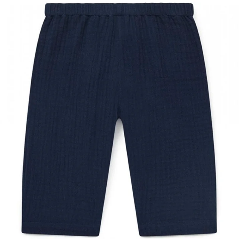 BONTON Navy Futur Pants