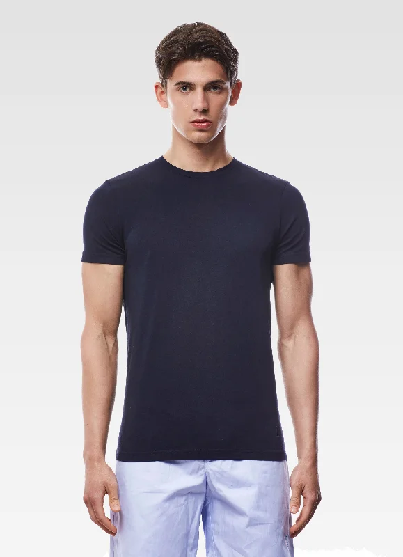 COTTON T-SHIRT NAVY