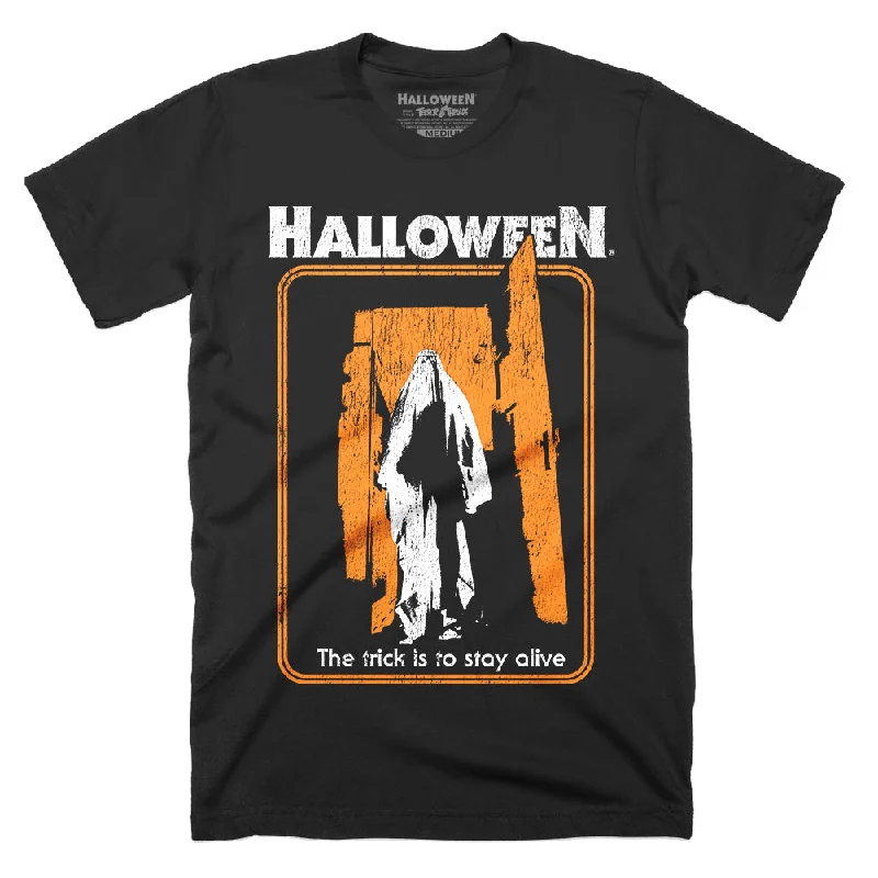 Halloween The Trick Is To Stay Alive T-Shirt