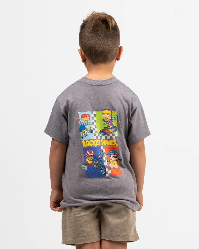 Kids (2-7) Rocket Power X Jack's "Checkered Skate" S/S Tee