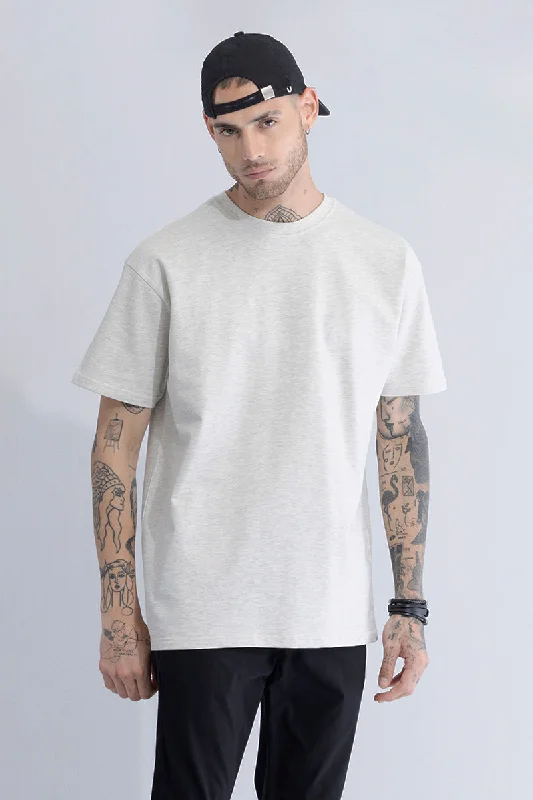 Solitude Goose Grey Oversized T-Shirt