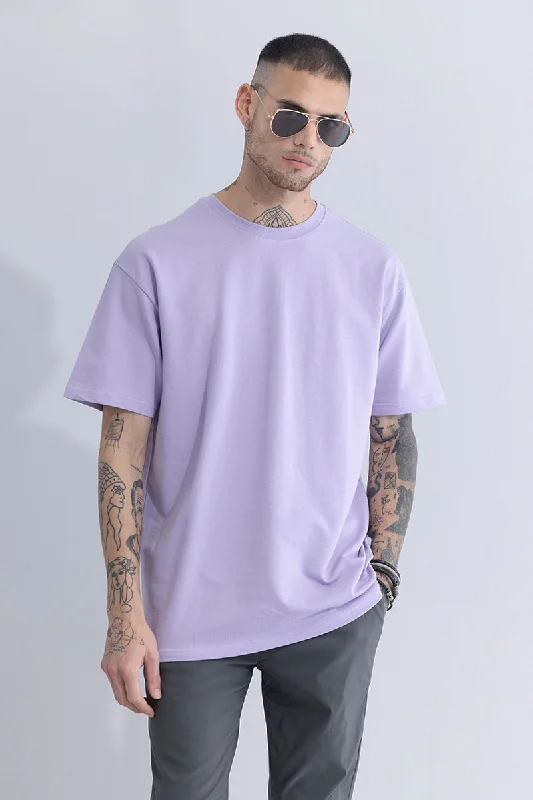 Solitude Purple Oversized T-Shirt