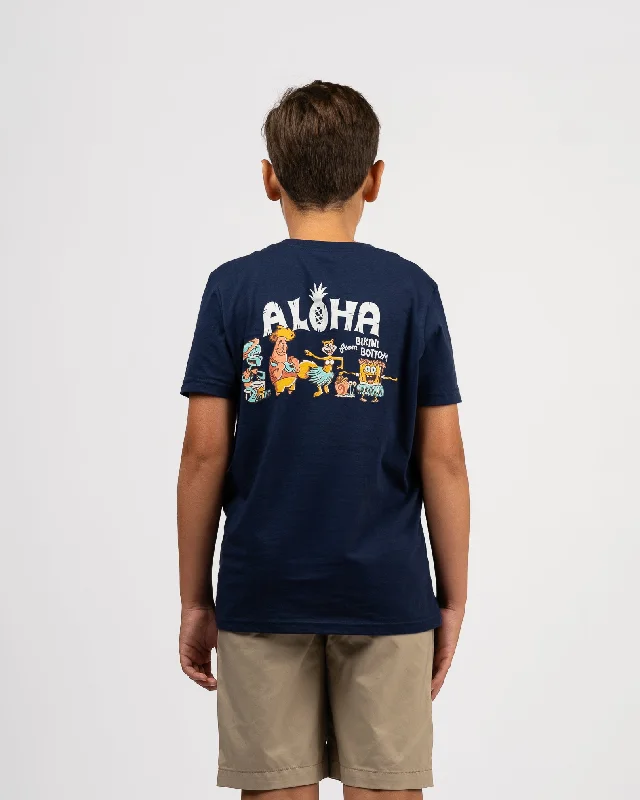 Youth (8-16) SpongeBob SquarePants x Jack's "Aloha" S/S Tee