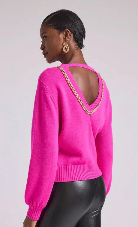 Generation Love Jake Sweater - Hot Pink