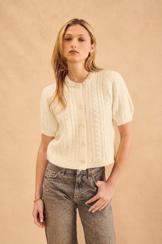 John + Jenn Maxwell Creme Sweater - Creme