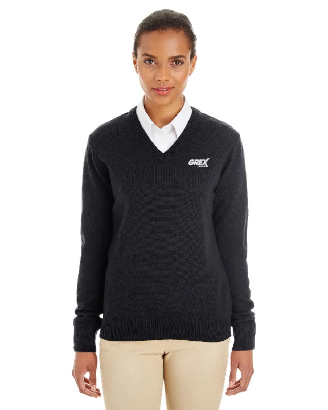 Harriton Ladies Pilbloc V-Neck Sweater