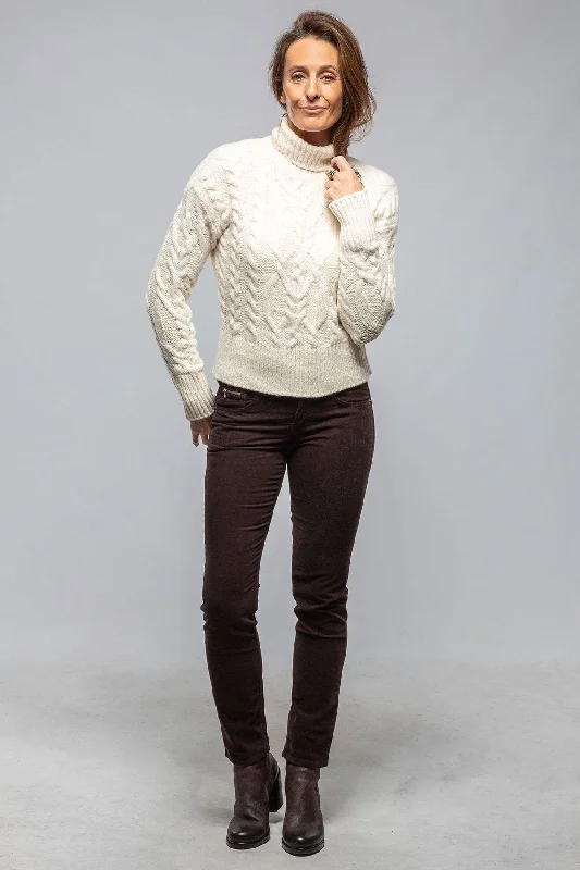 Lexie Cable Sweater In Cream