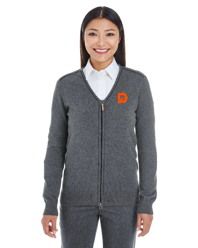 Devon & Jones Manchester Ladies Full-Zip Sweater