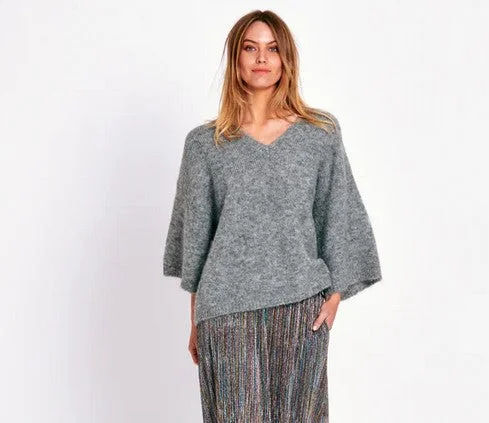 Valerie Khalfon Batina Sweater - Gris