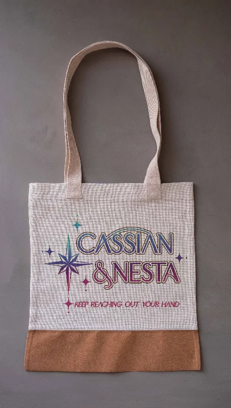 Cassian & Nesta - Officially Licensed ACOTAR Canvas Tote Bag