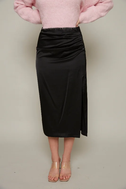 Kirsty Side Slit Midi Skirt