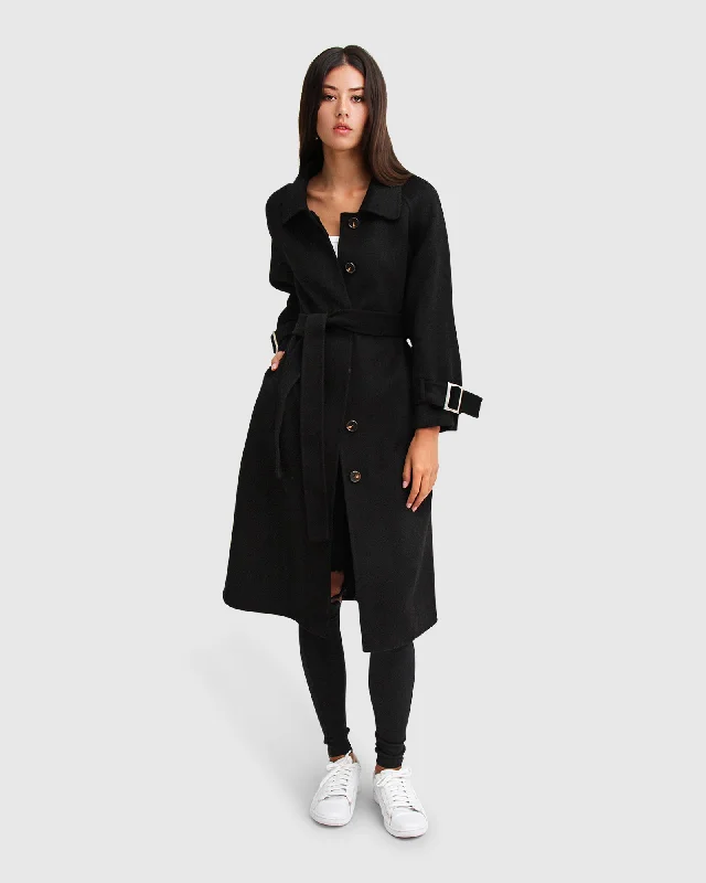 Shore To Shore Belted Wool Coat