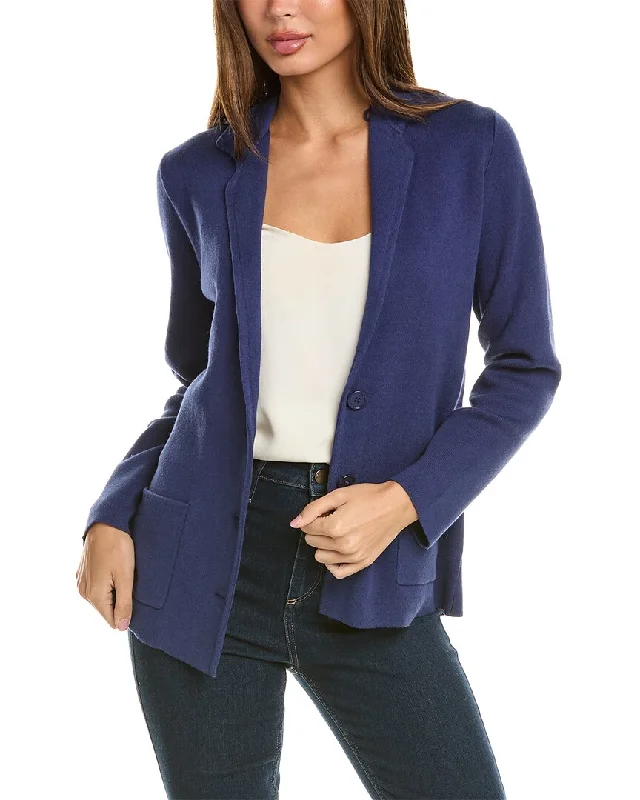 Alashan Cashmere Blake Notch Cashmere-Blend Blazer