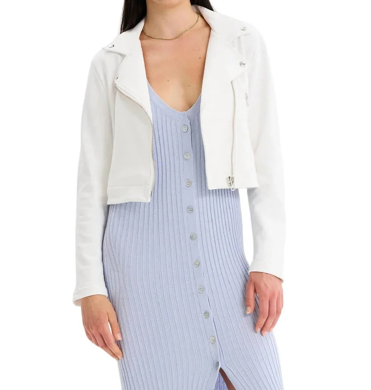 James Perfecto Jacket In White