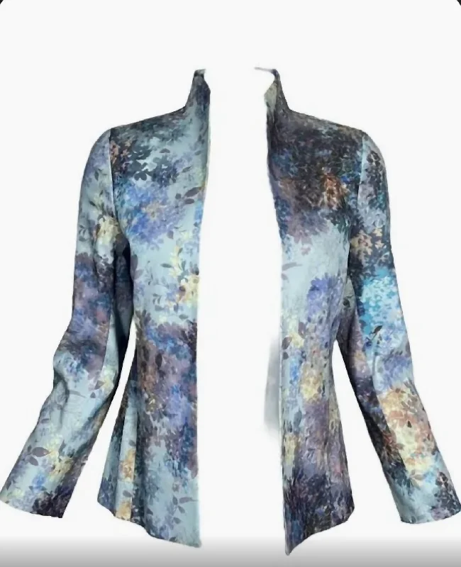 Shaped Jacket Monet In Blue Multi