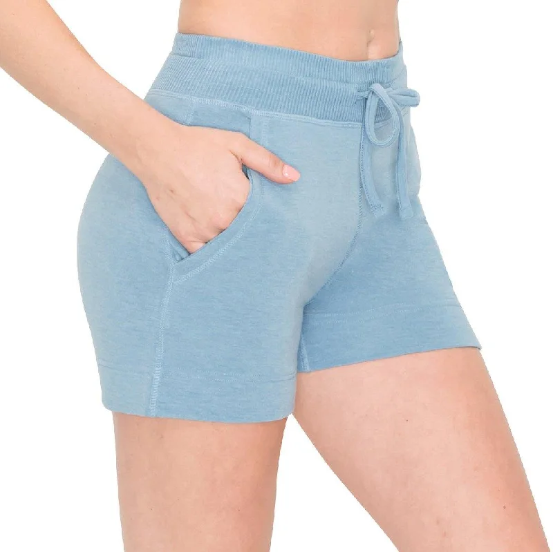 Premium French Terry Short - 3" Shorts for Women Casual Summer for Lounge and Beach Wear